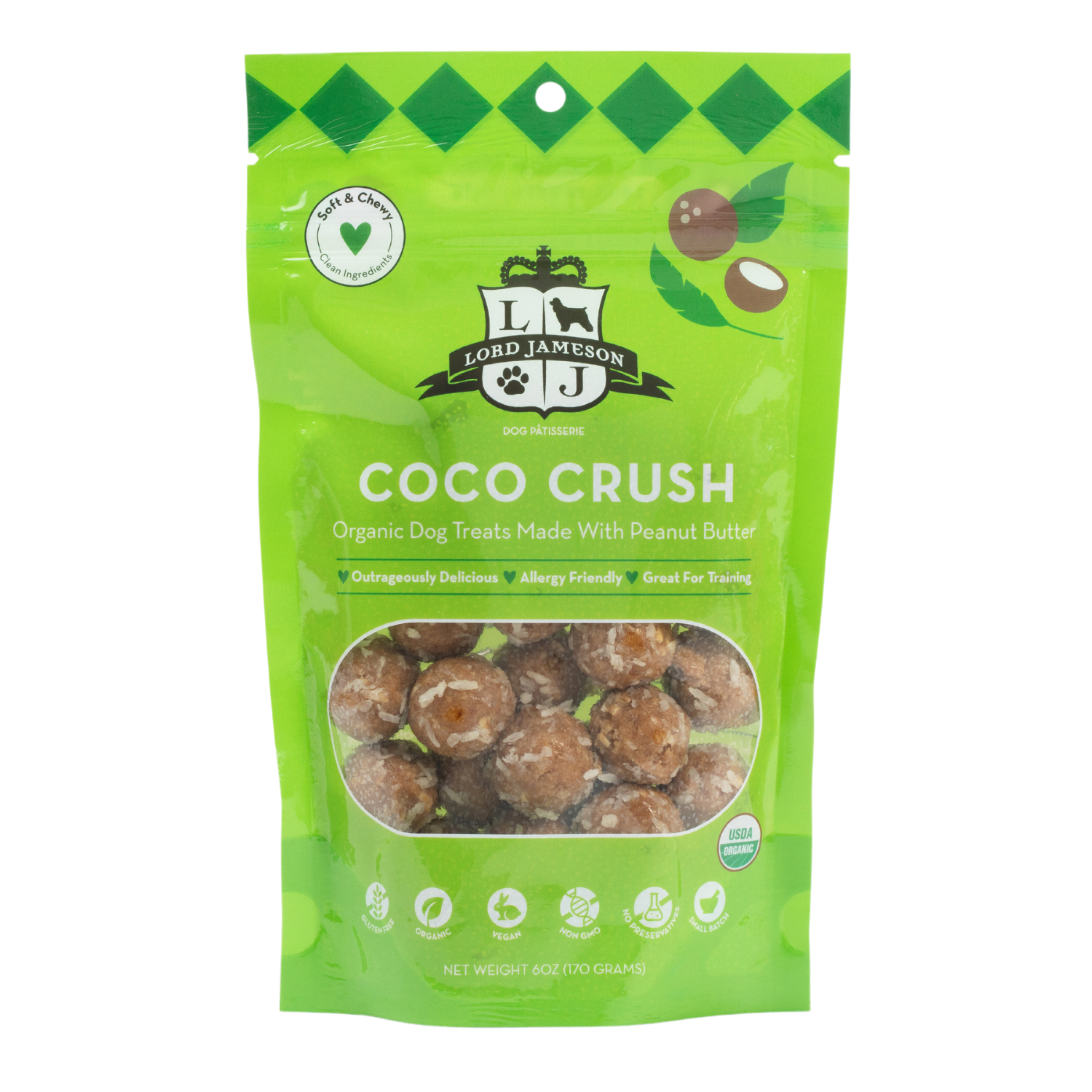 Coco Crush Organic Dog Treats