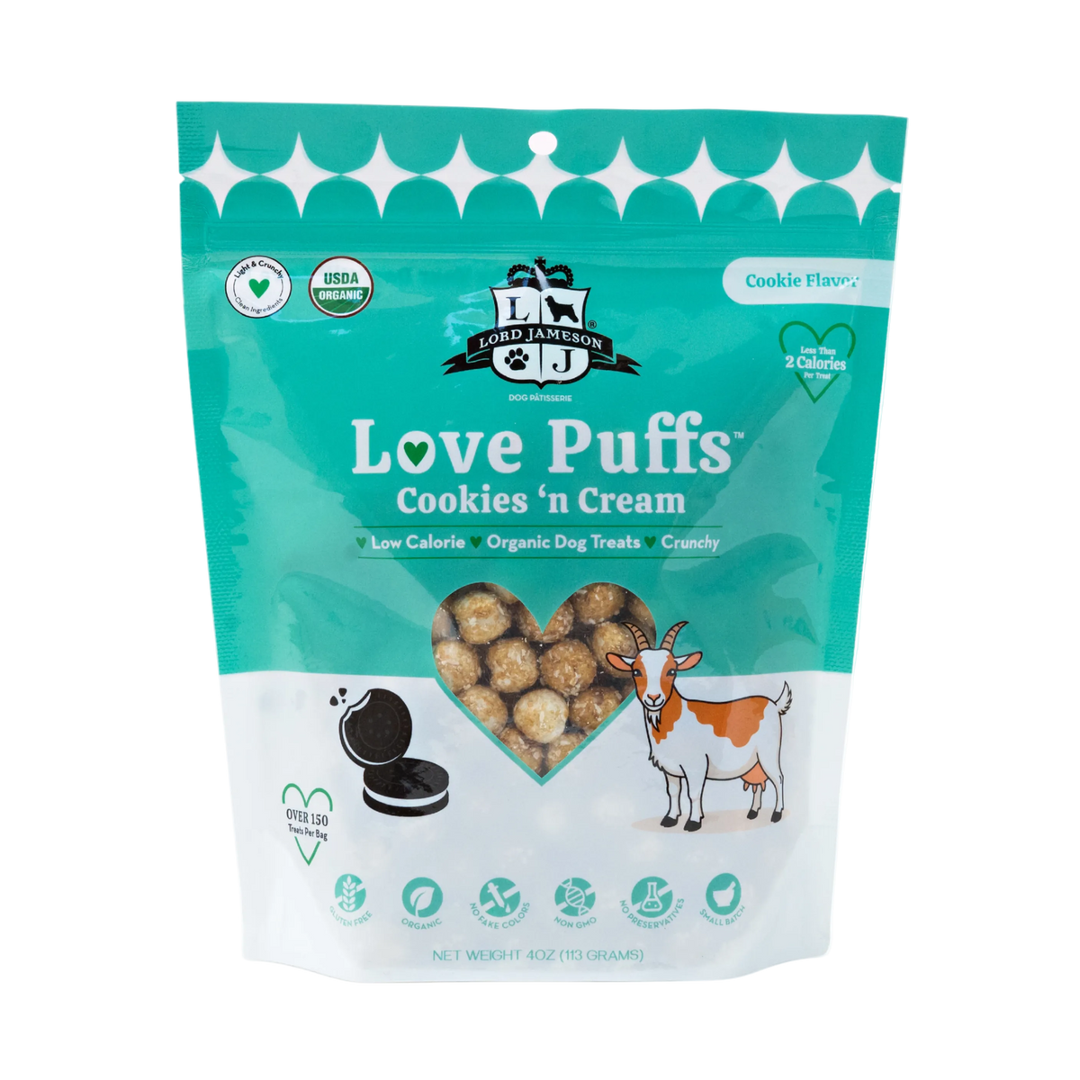 Cookies n Cream Organic Dog Treats | Healthy Snacks