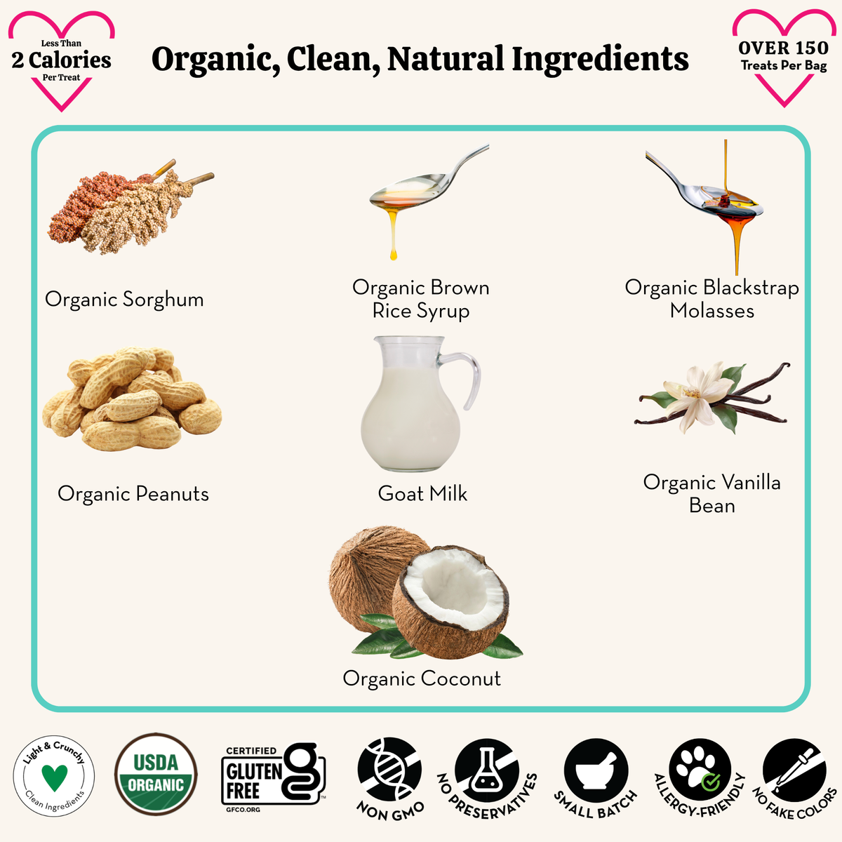 Cookies 'n Cream Organic Dog Treats