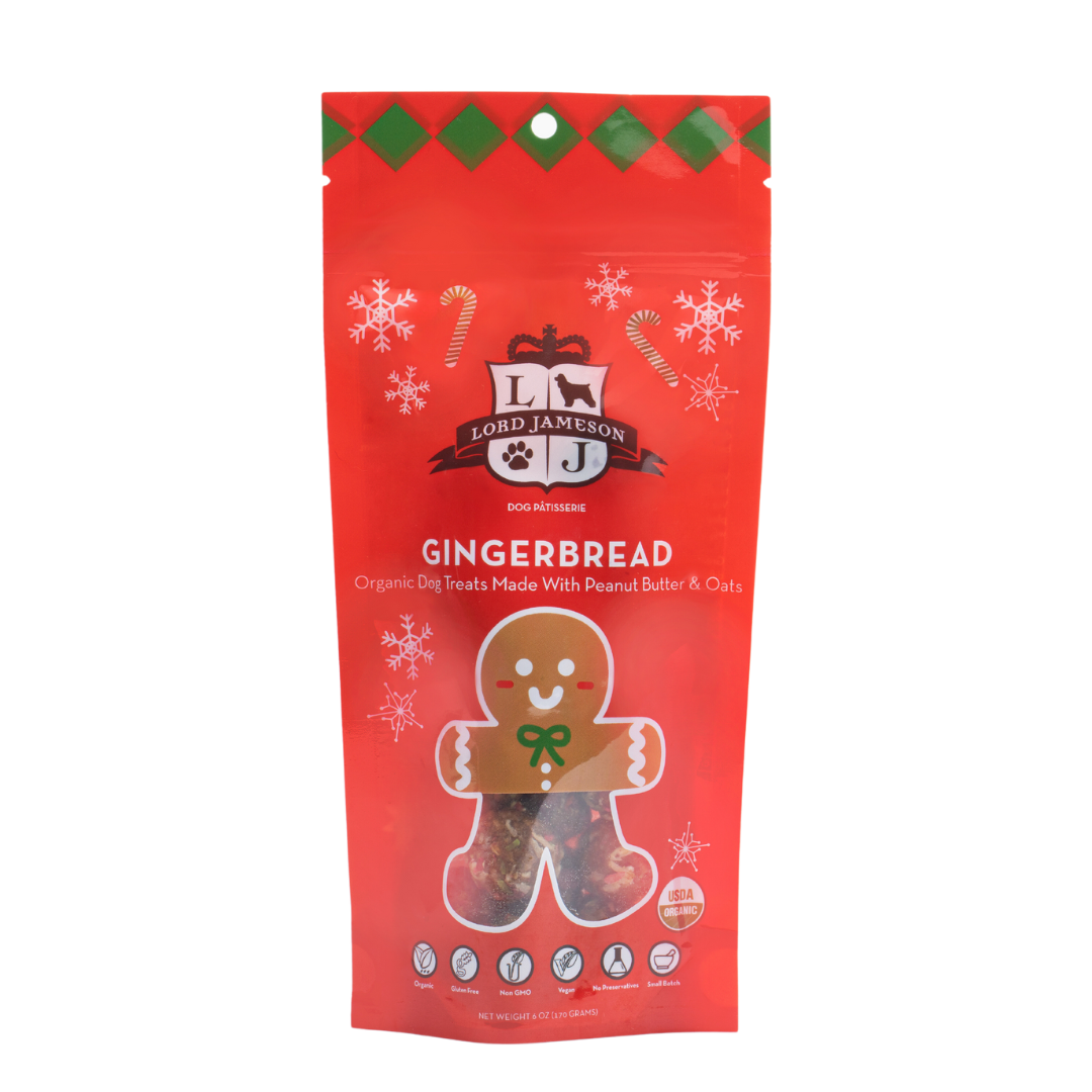Christmas Gingerbread Organic Dog Treats