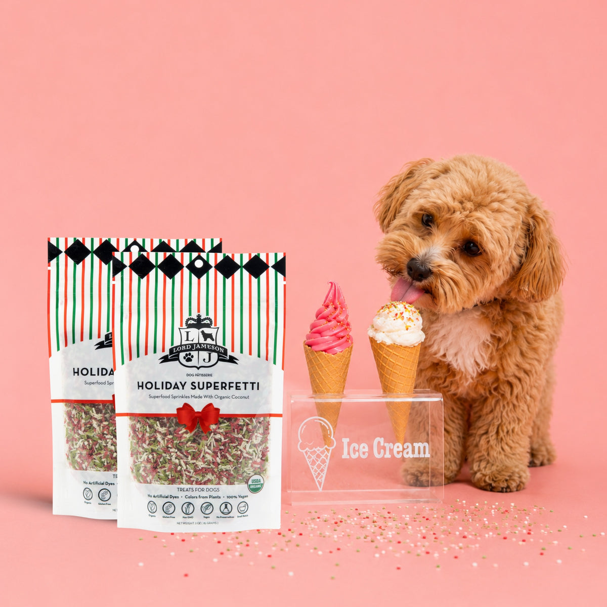 Holiday SUPERFETTI® Organic Dog Sprinkles