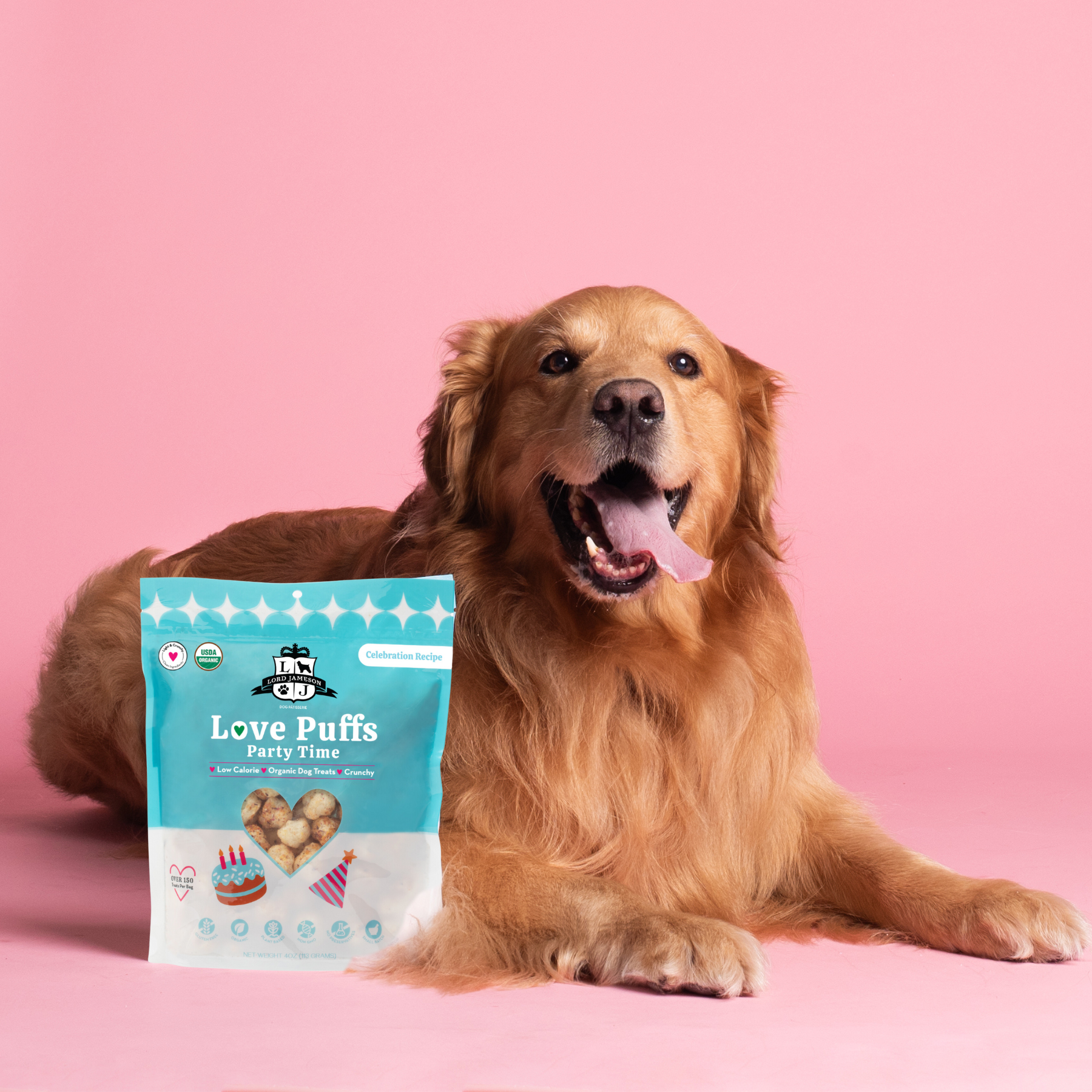 Party Time Organic Dog Treats - Lord Jameson Organic Dog Treats