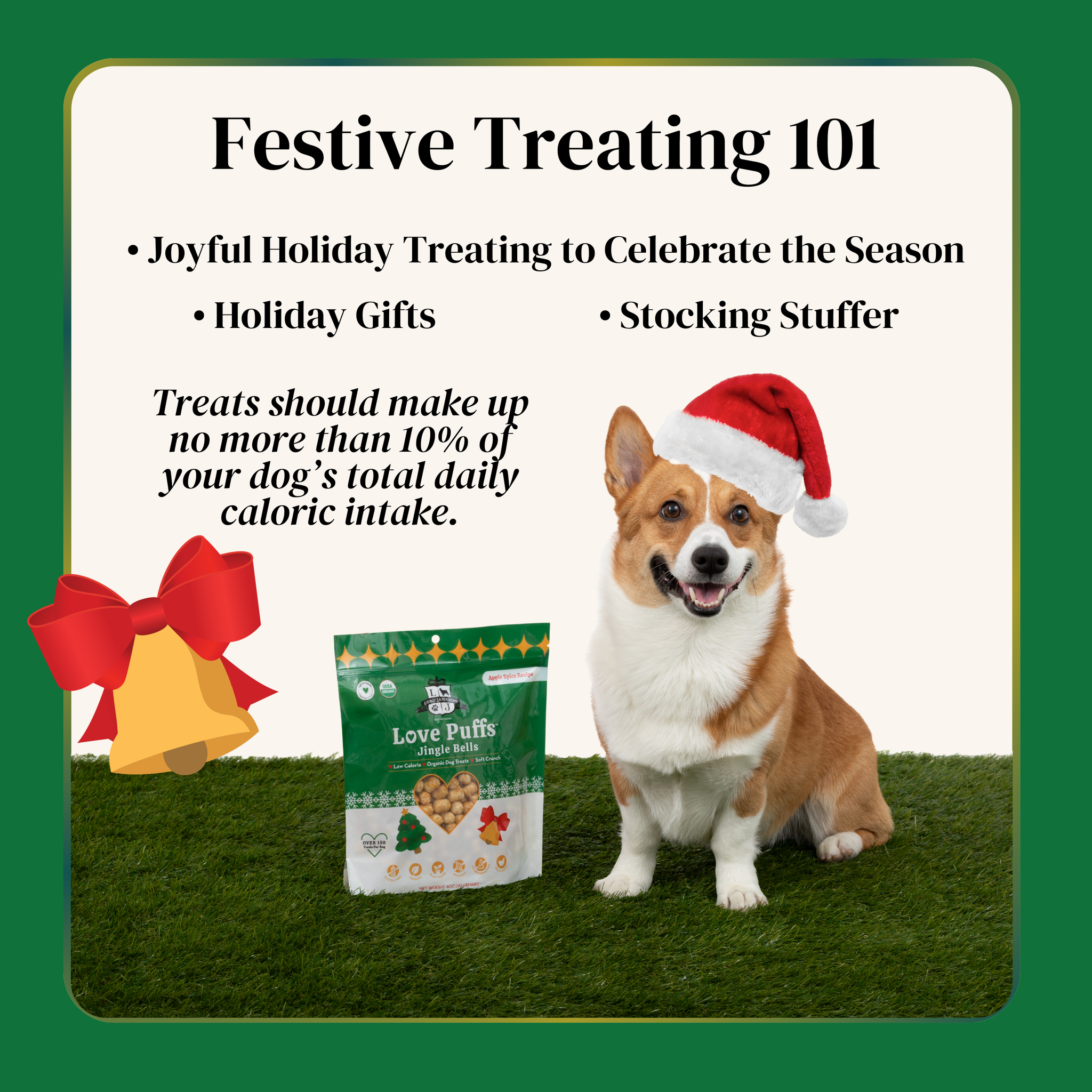 Jingle Bells Organic Holiday Dog Treats | Lord Jameson