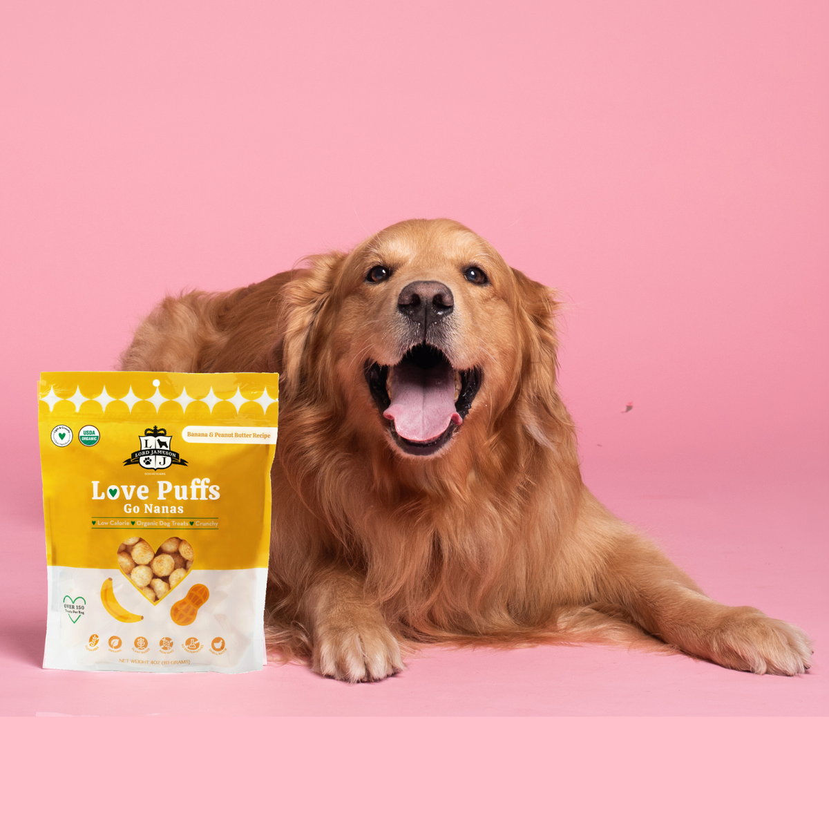 Go Nanas Organic Dog Treats - Lord Jameson Organic Dog Treats 