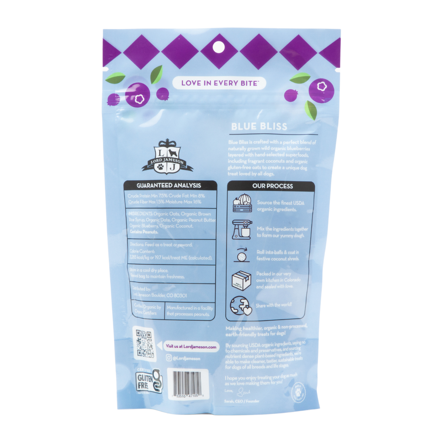 Berry Bundle | Blueberry Noted Soft & Chewy and Light & Crispy - Lord Jameson Organic Dog Treats 
