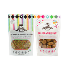 Celebrate with Lord Jameson dog treat gift bundle packaging