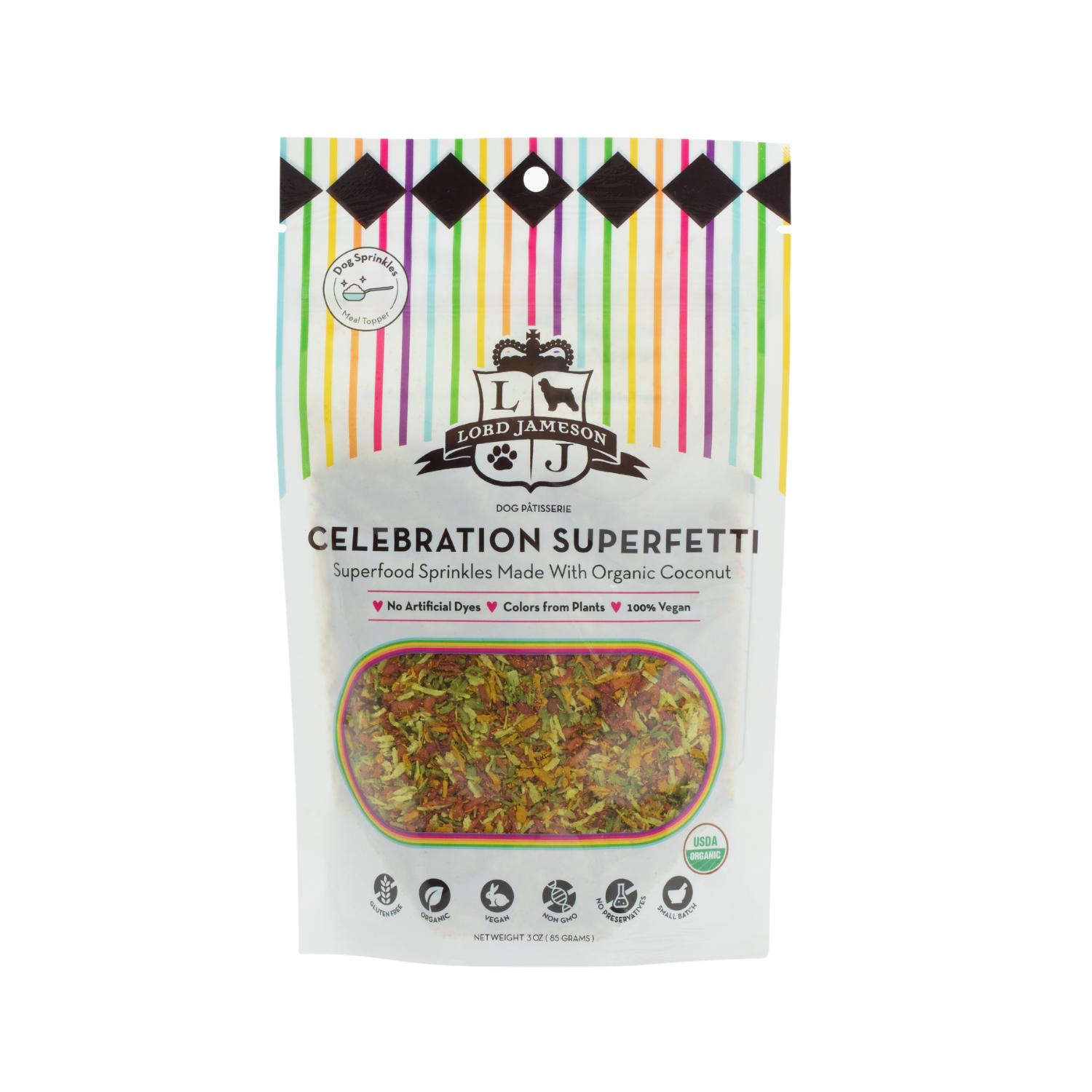 WHOLESALE Celebration SuperFetti Organic Dog Treats - Lord Jameson Organic Dog Treats 