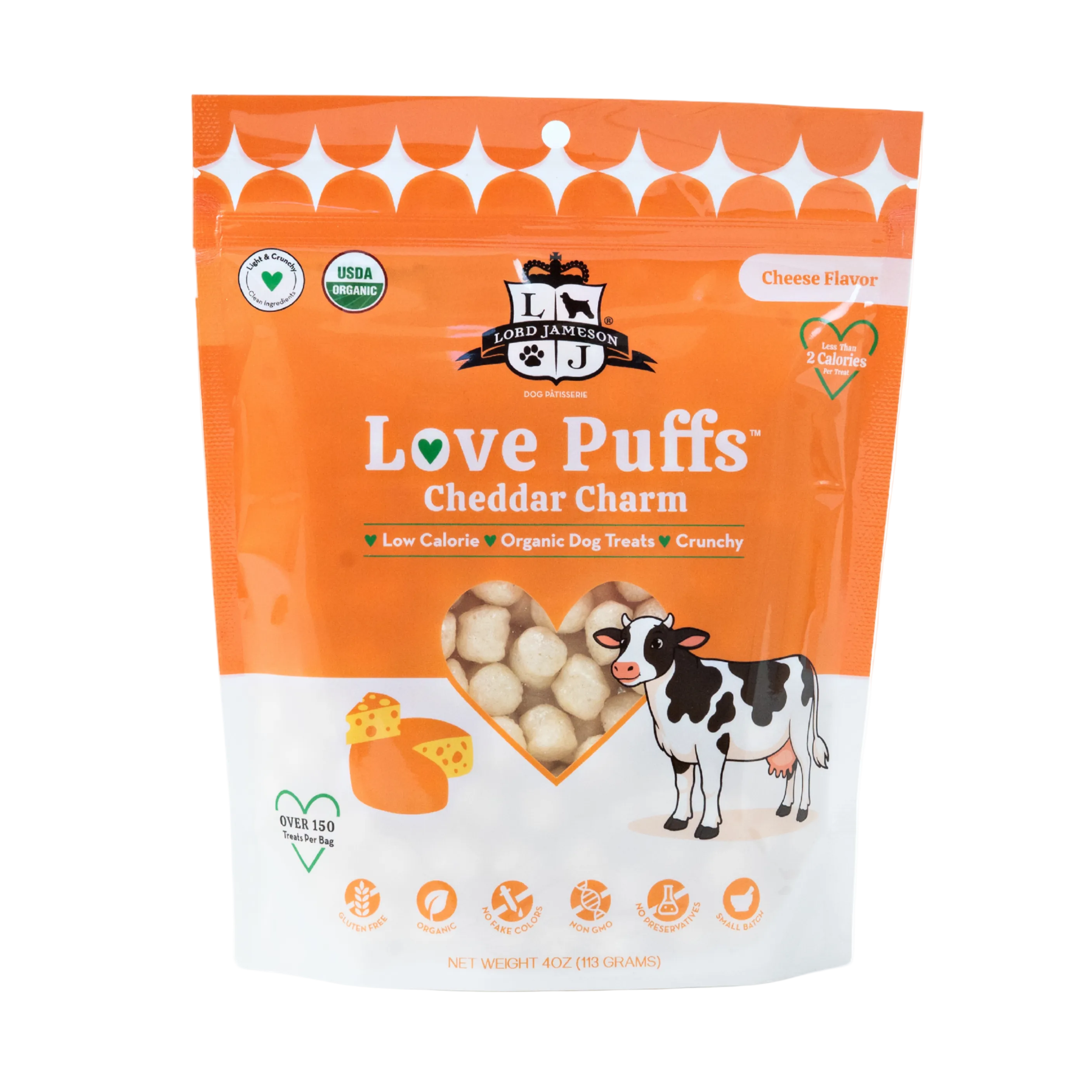 Cheddar Charm Organic Dog Treats