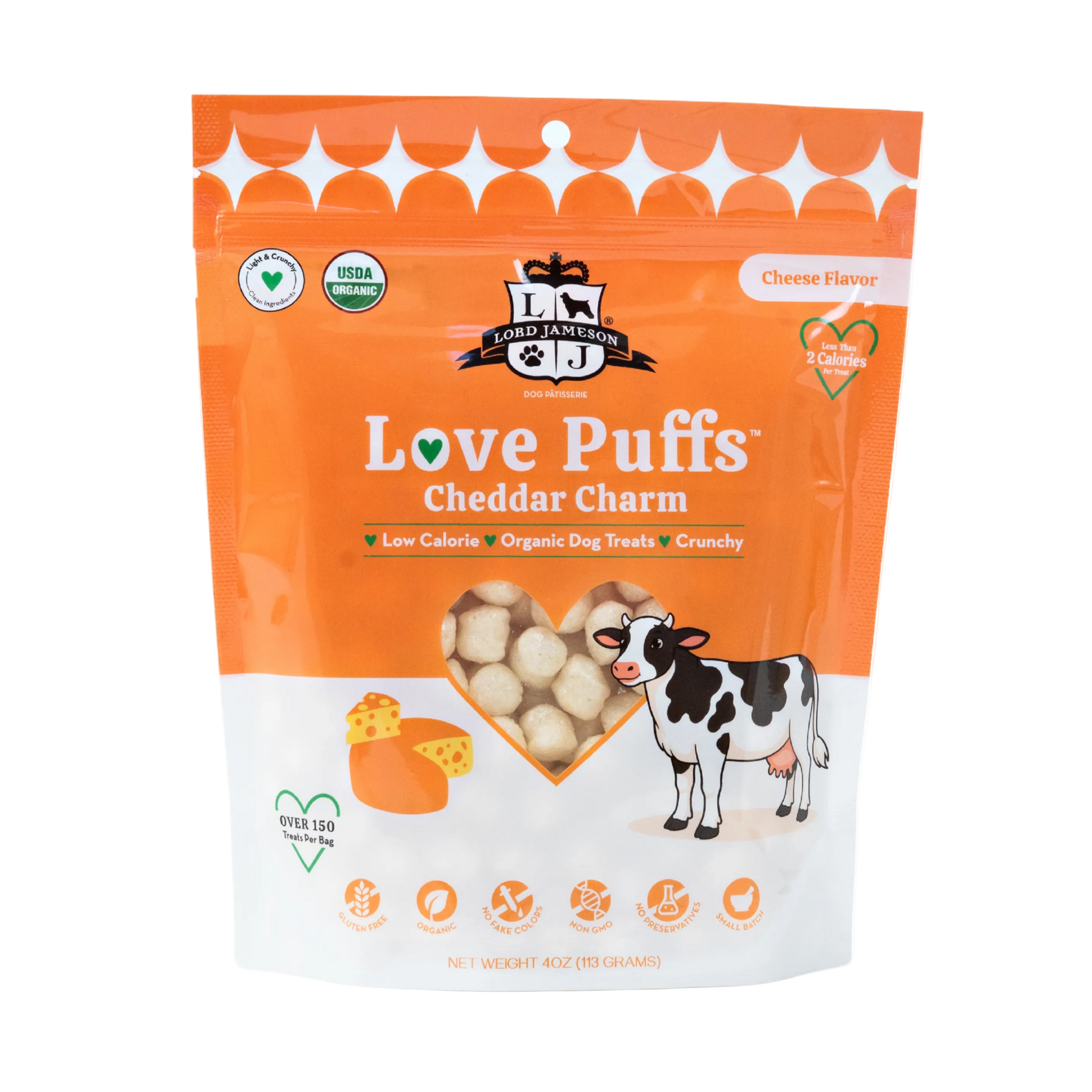 Cheddar Charm Organic Dog Treats | Healthy Chews