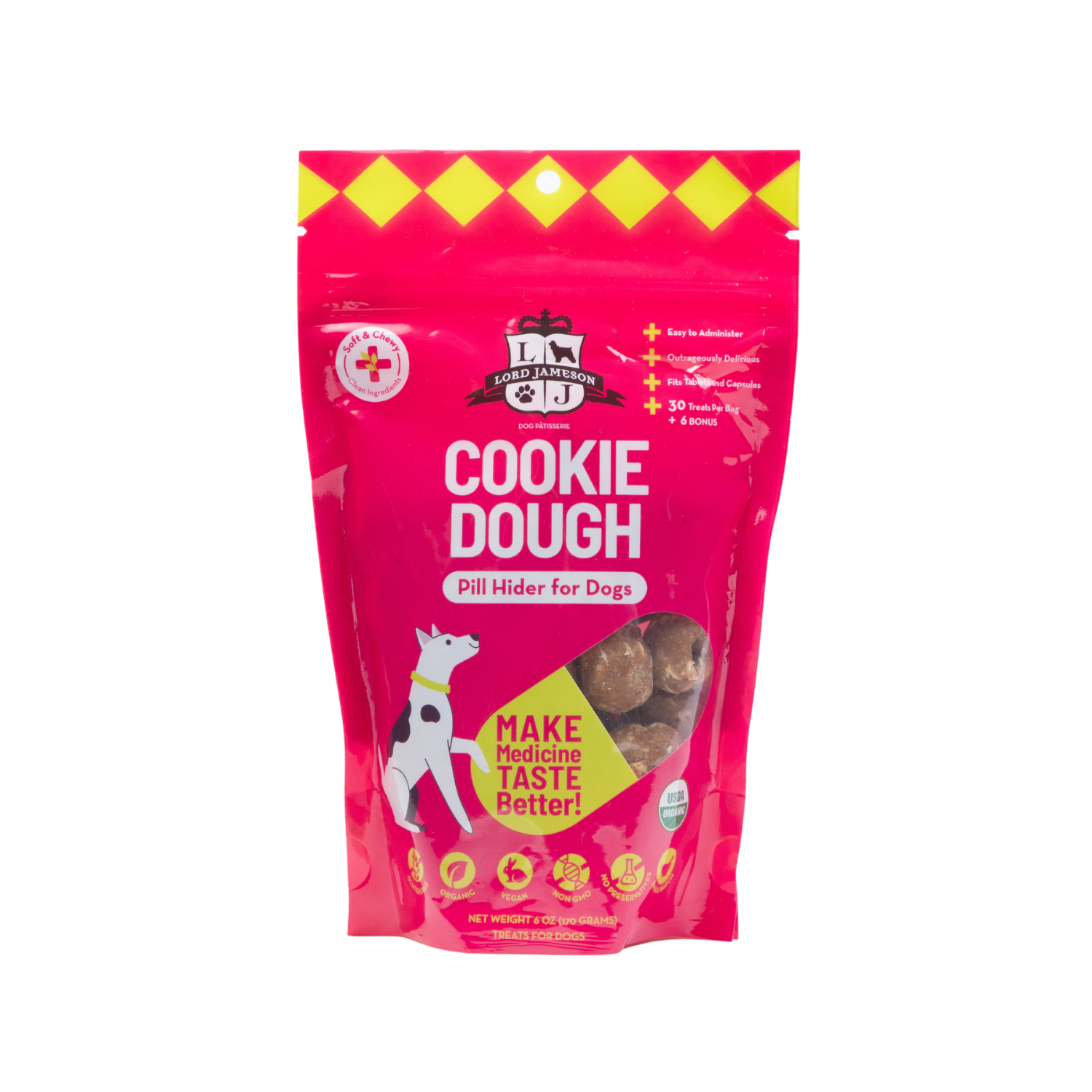 Cookie Dough Organic Pill Hider Dog Treats