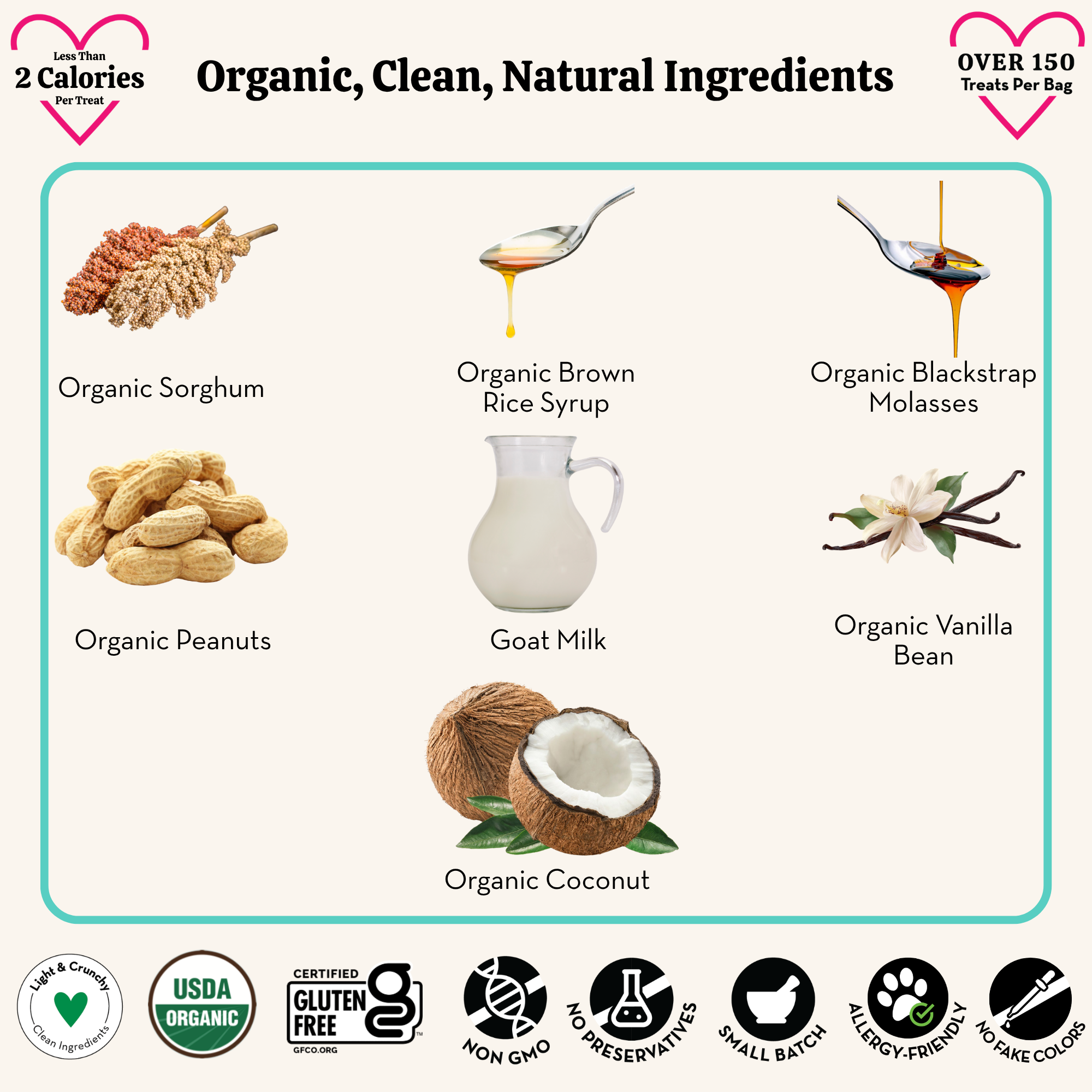 Cookies 'n Cream Organic Dog Treats