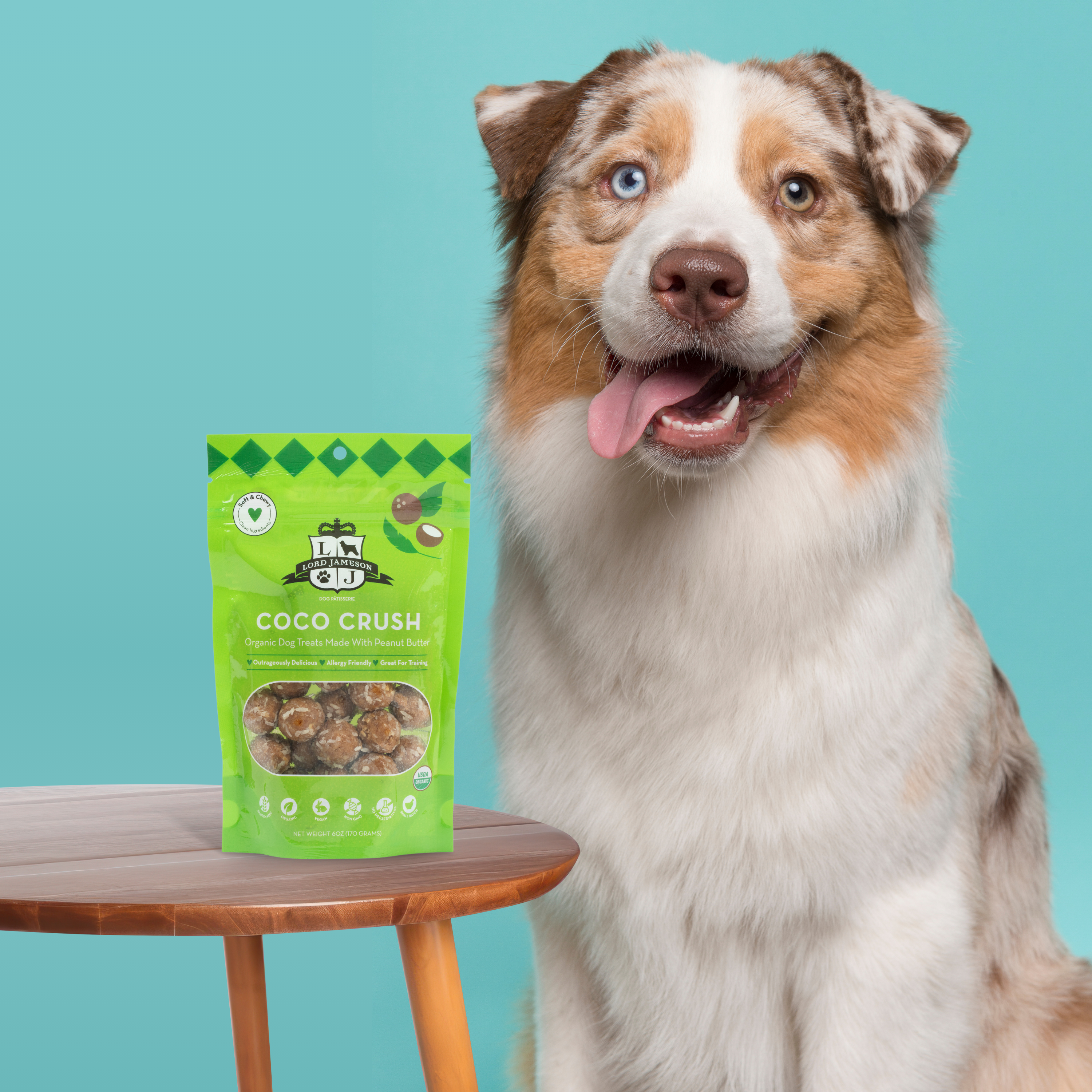 Coconut & Peanut Butter Dog Treats | LORD JAMESON™ Coconut & Peanut Butter Dog Treats | LORD JAMESON™