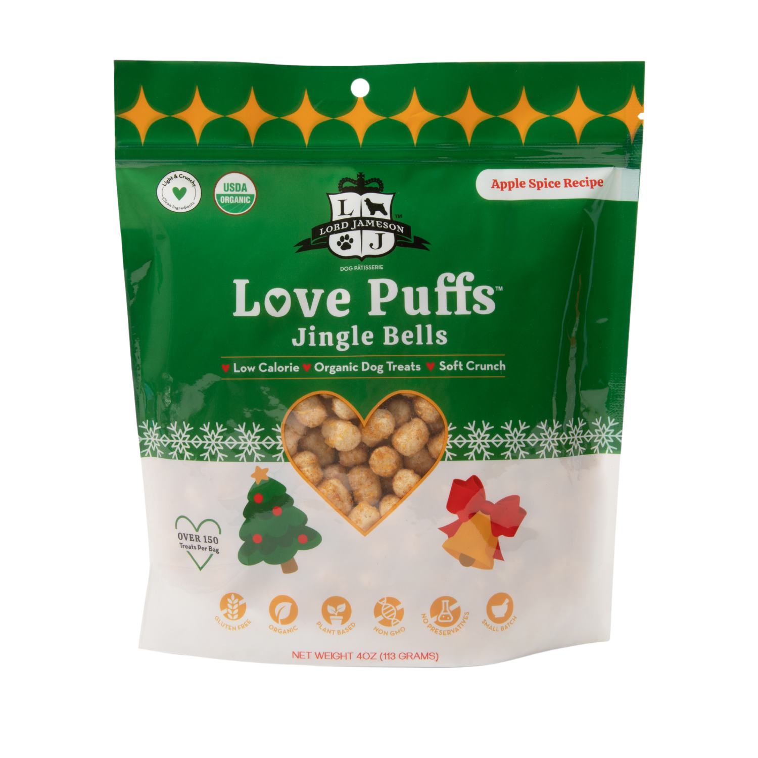 Jingle Bells Organic Dog Treats