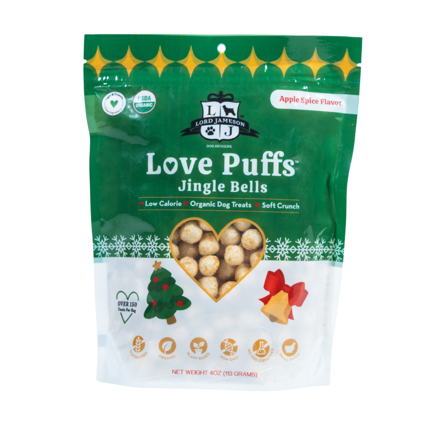 Jingle Bells Organic Dog Treats