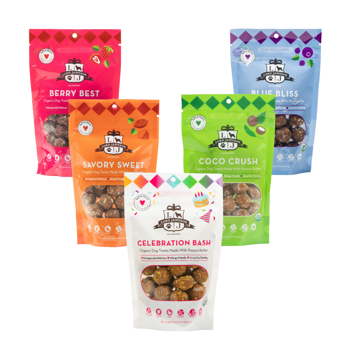 Everyday Collection Bundle - Lord Jameson Organic Dog Treats