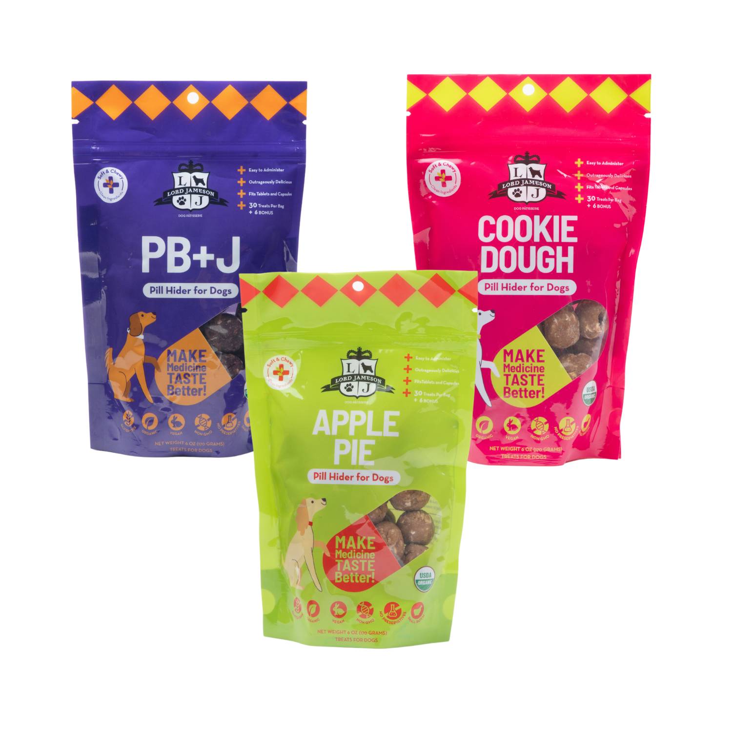 Pill Hider Collection Bundle - Lord Jameson Organic Dog Treats