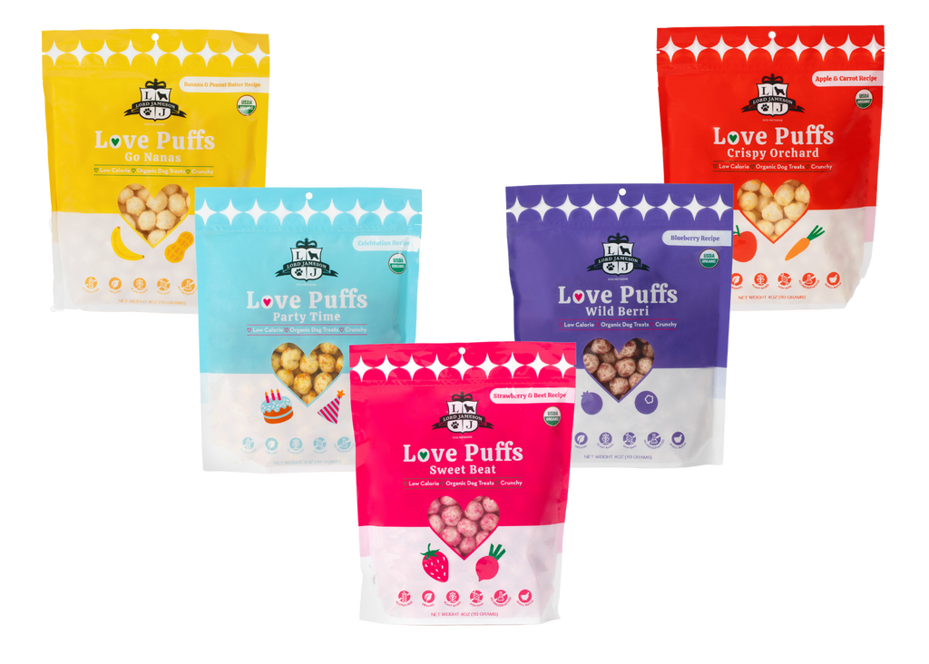 Entire Puffs Collection Bundle - Lord Jameson Organic Dog Treats 