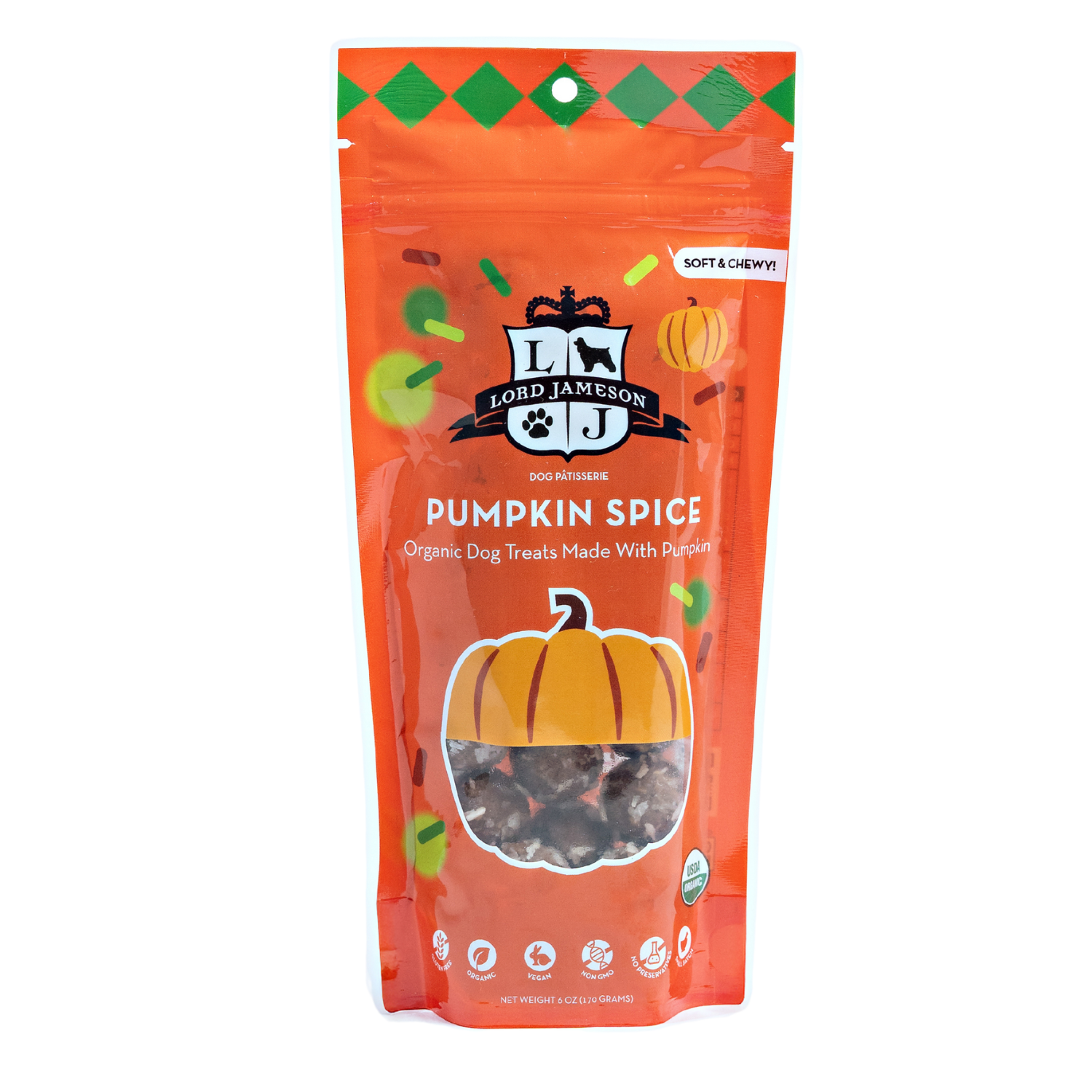 Pumpkin Spice Pops Dog Treats