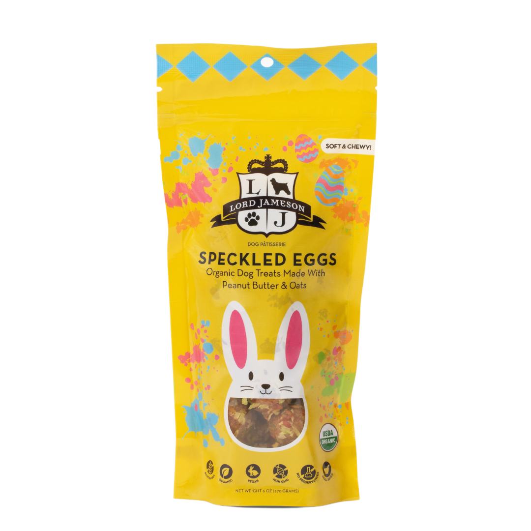 Speckled Eggs Dog Treats | 6 oz - Lord Jameson Organic Dog Treats 