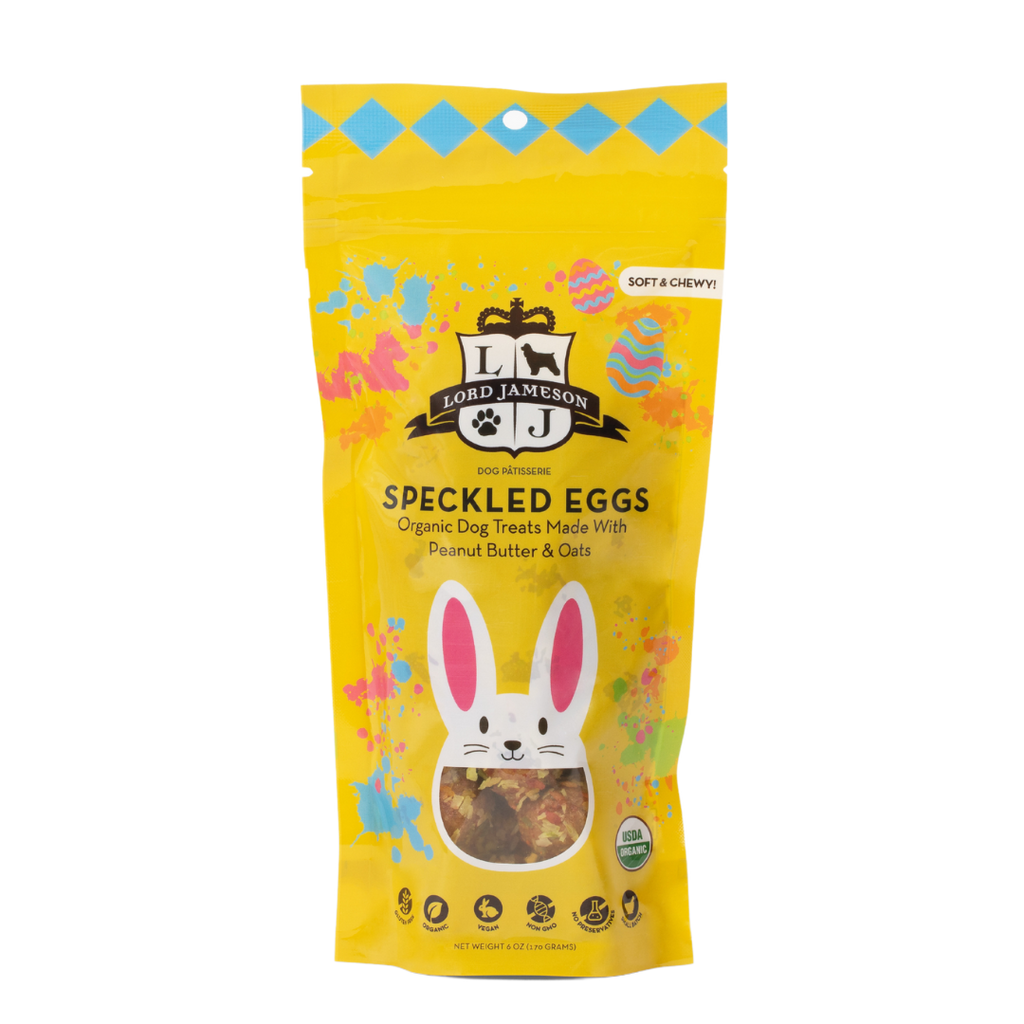 Speckled Eggs Dog Treats | 6 oz - Lord Jameson Organic Dog Treats 