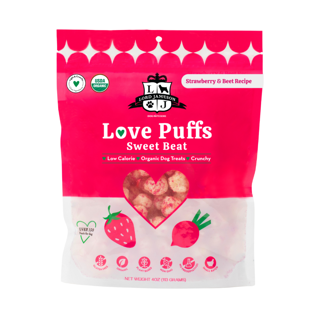Sweet Beat Organic Dog Treats | 4 oz - Lord Jameson Organic Dog Treats 