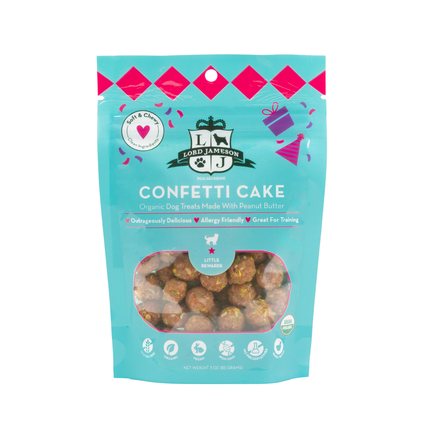 Confetti Cake Organic Dog Treats