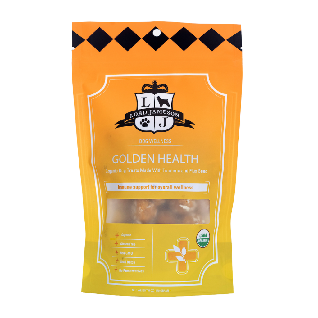 Golden Health Organic Dog Treats | Overall Wellness - Lord Jameson Organic Dog Treats 