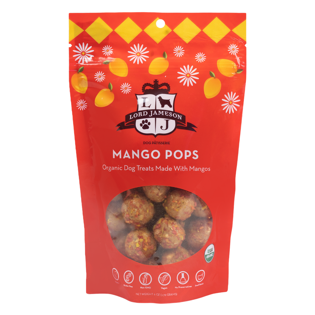 Mango Pops Organic Dog Treats - Lord Jameson Organic Dog Treats 