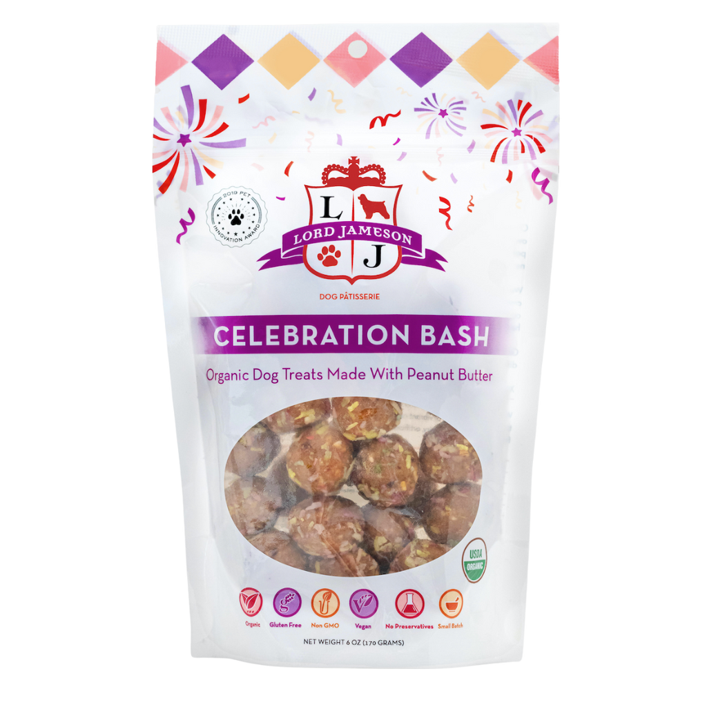 Visit our website to know more about celebration bash organic dog treats that contain organic, plant-based colored coconut shreds and rolled oats, and roasted peanuts to keep your pooch healthy and happy.