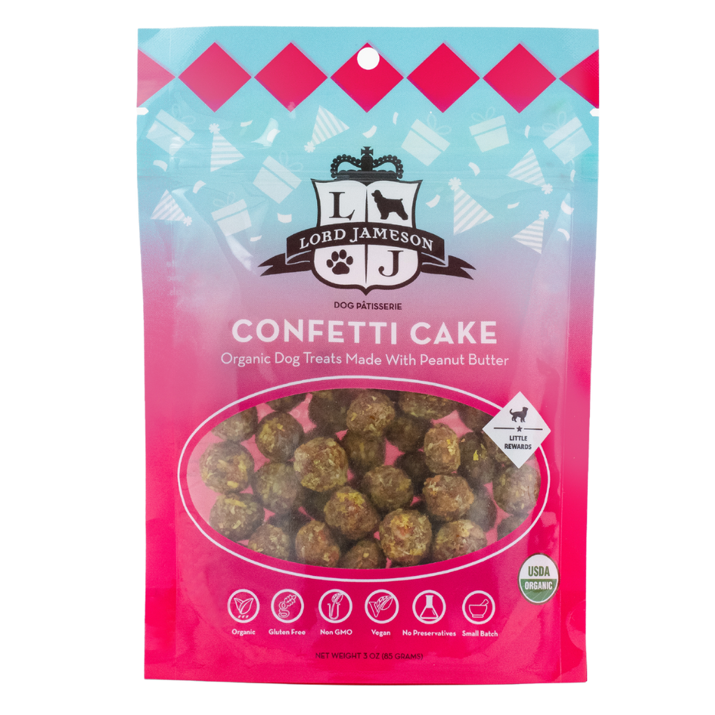 Confetti Cake Organic Dog Treats - Lord Jameson Organic Dog Treats 