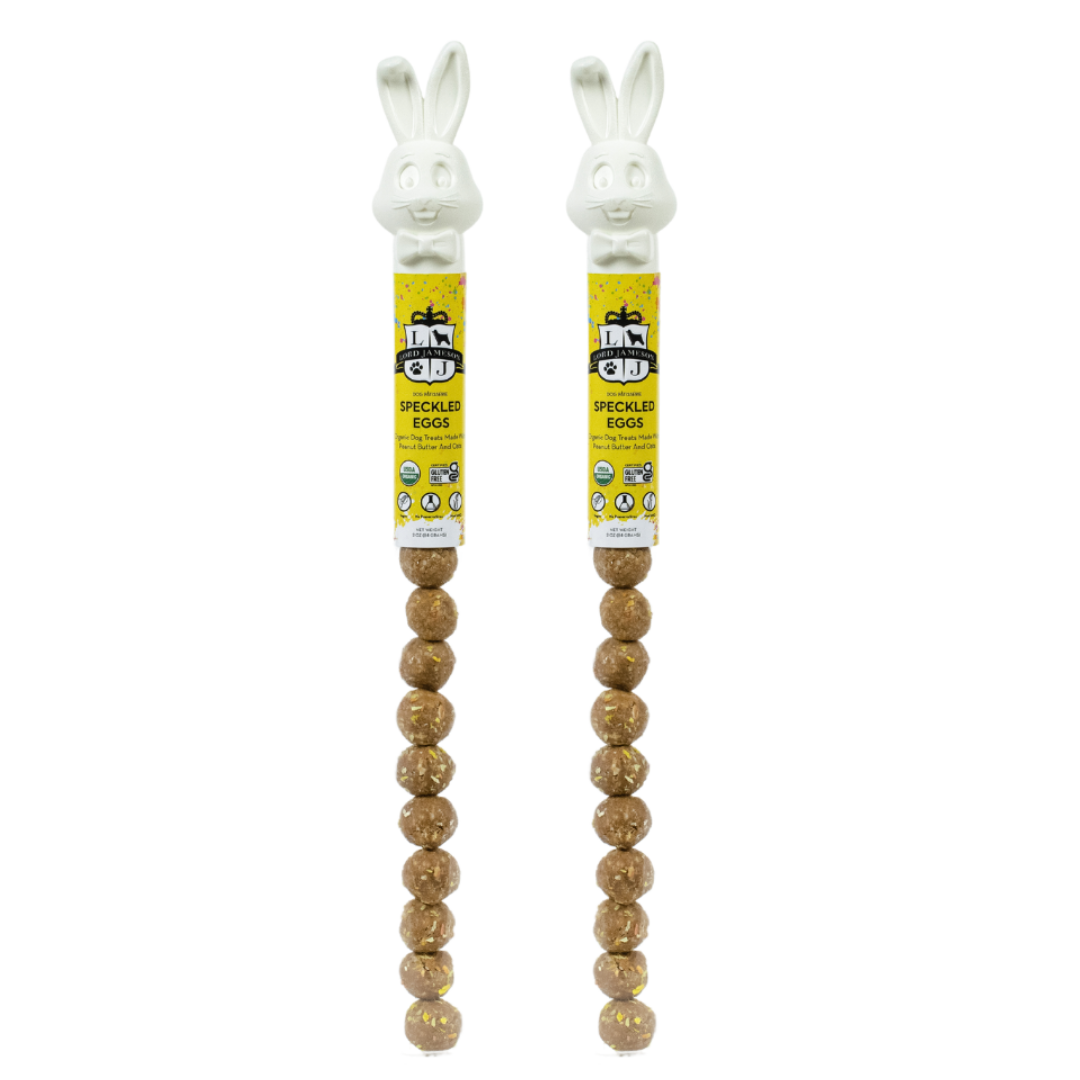 Speckled Eggs Organic Dog Treats | Set of 2 | 3 oz - Lord Jameson Organic Dog Treats 