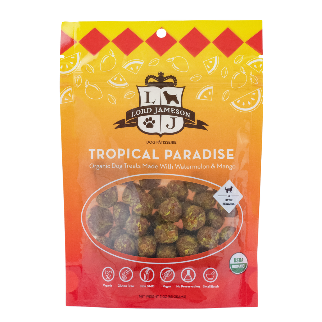 Tropical Paradise Organic Dog Treats - Lord Jameson Organic Dog Treats 