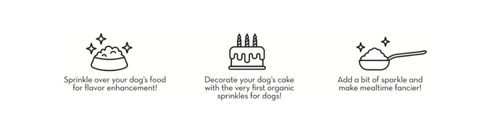Lord Jameson Celebration Superfetti Organic Dog Treat Sprinkles