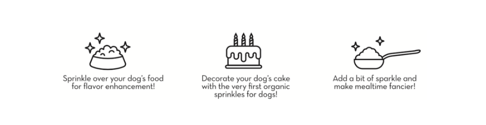 Celebration SuperFetti Organic Dog Treat Sprinkles | 3 oz - Lord Jameson Organic Dog Treats 